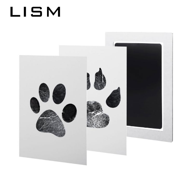 Pet Baby Footprints Ink Pads Safe Non-toxic Ink Pads Kits for Baby Shower Inkless Mess Baby Pet Cat Dog Paw Prints Souvenir